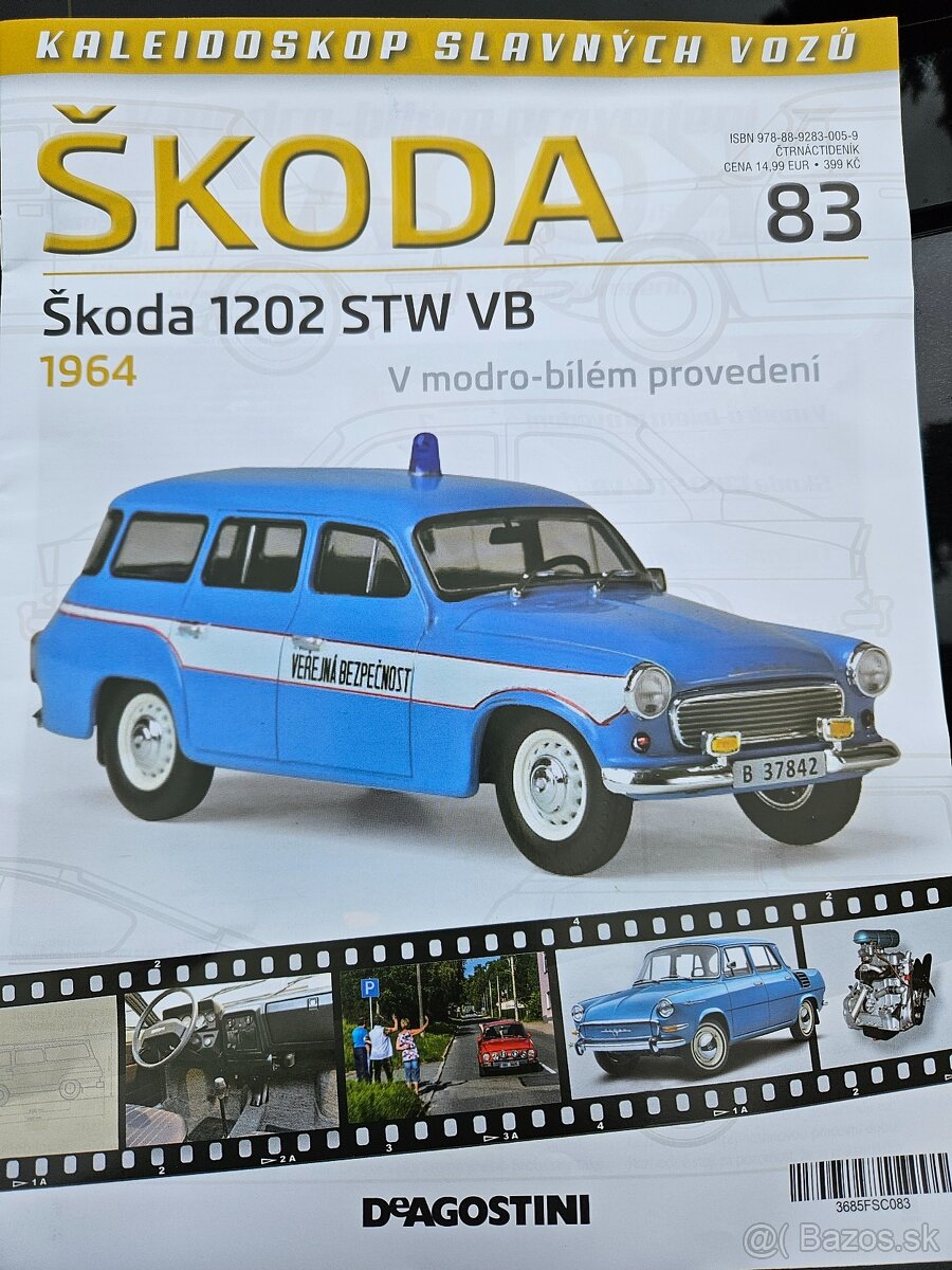 Kaleidoskop vozu Skoda c.83