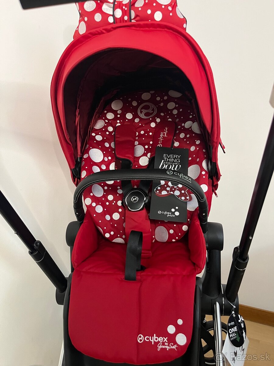 Poťah Cybex Priam 4.0 petticoat red by Jeremy Scott