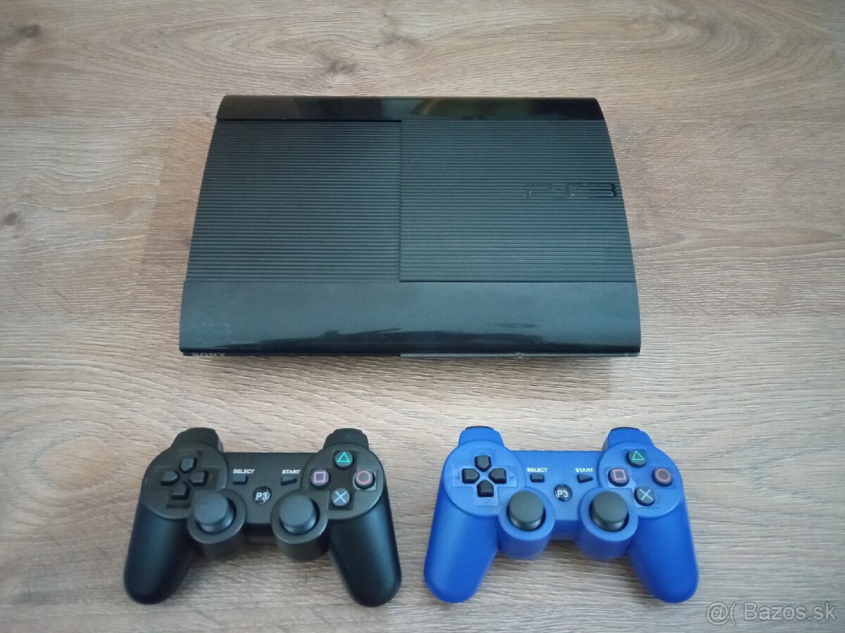 PS3 Superlim 500gb, 50hier, 2 ovládače