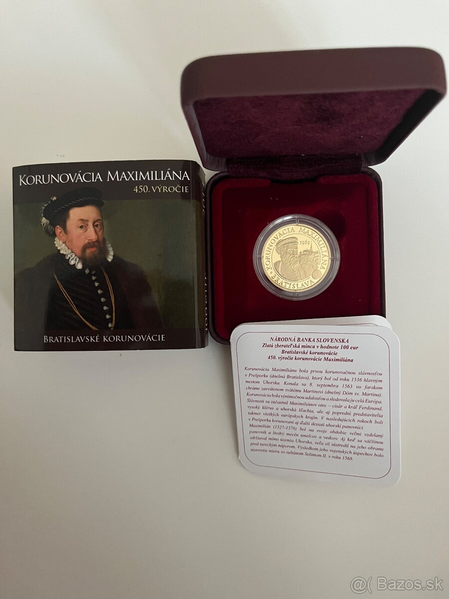 Au 100 Eur Maximilián