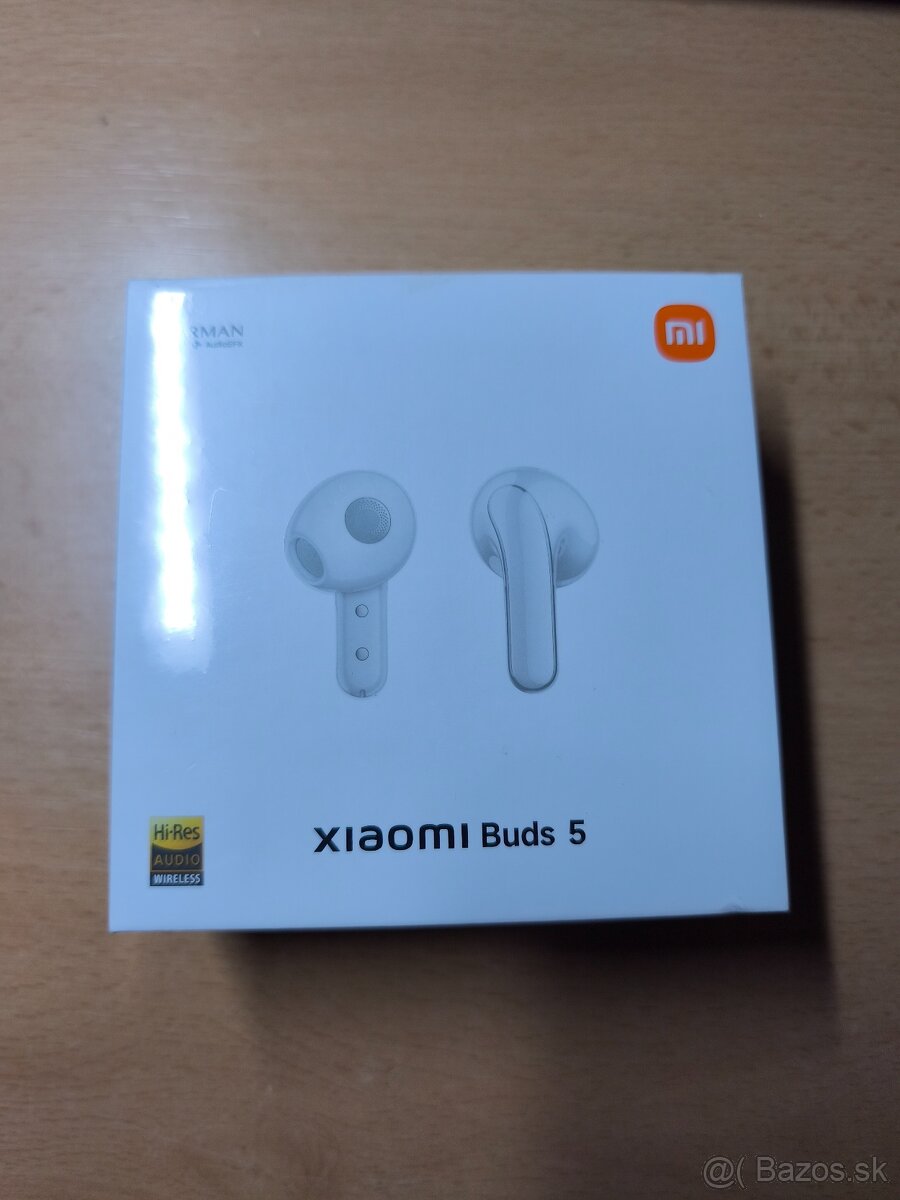 Xiaomi buds 5 Nové nerozbalene