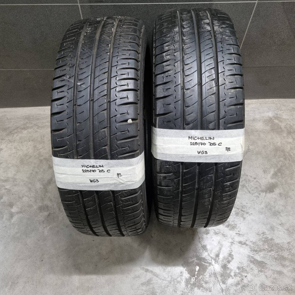 Dodávkové pneumatiky 225/70 R15C MICHELIN