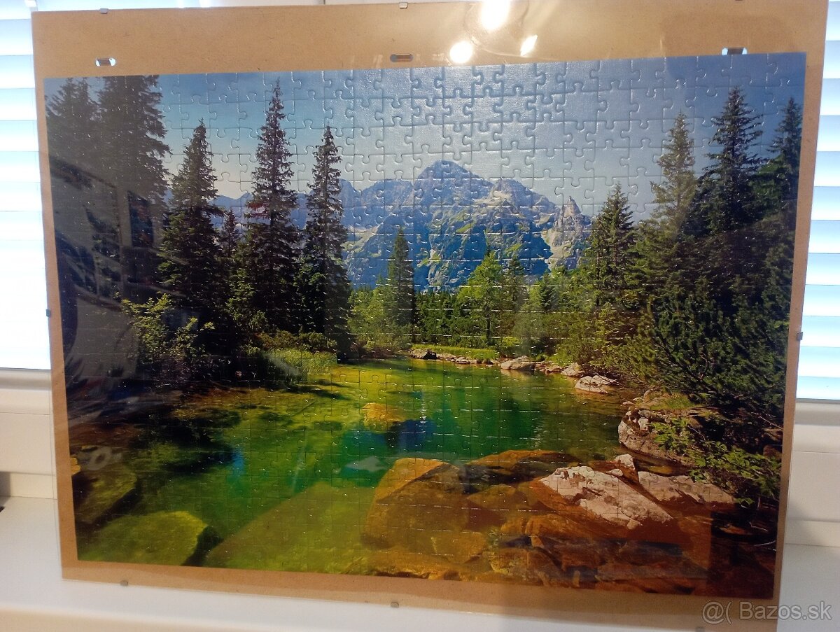 Poskladane a zlepene puzzle 40x50