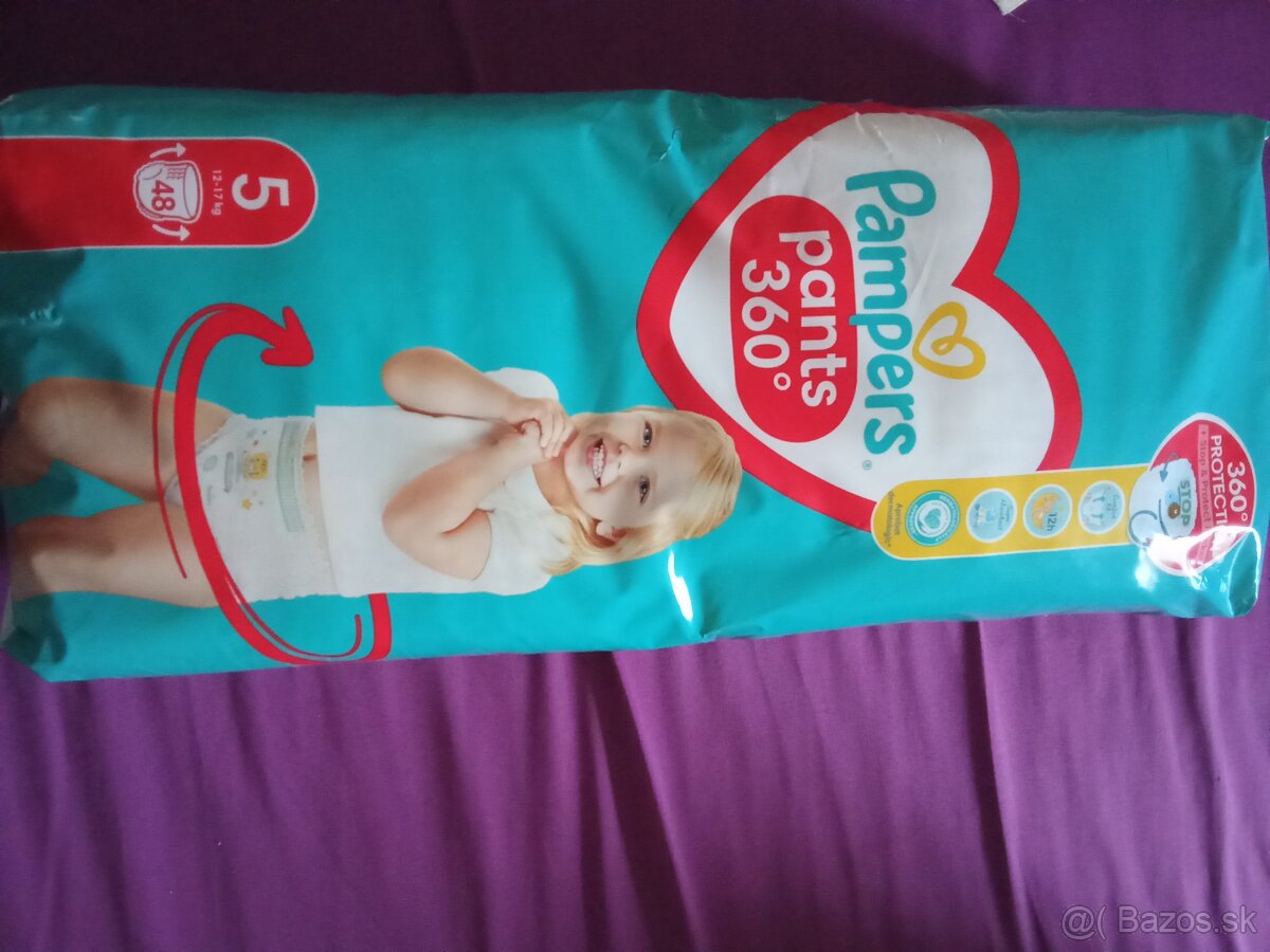 Predám plienky Pampers Pants 5