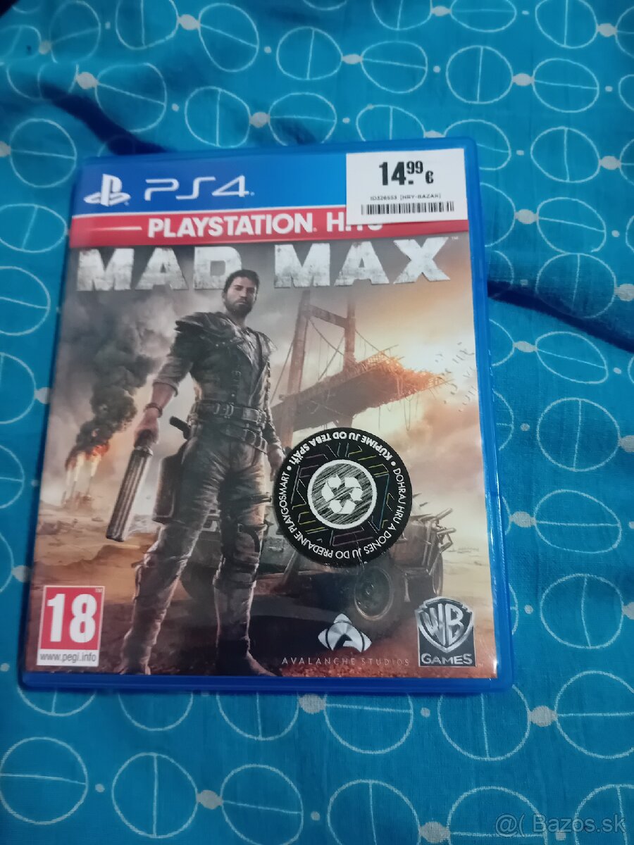 Hra PS4 - Mad Max - 10eur