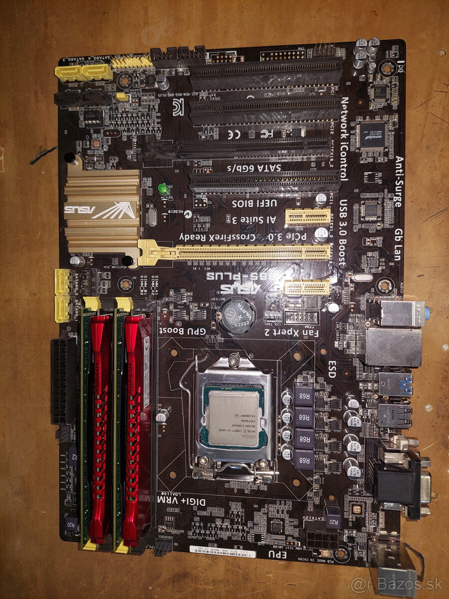 ASUS B85-PLUS + i5 4690 +  16 GB DDR3