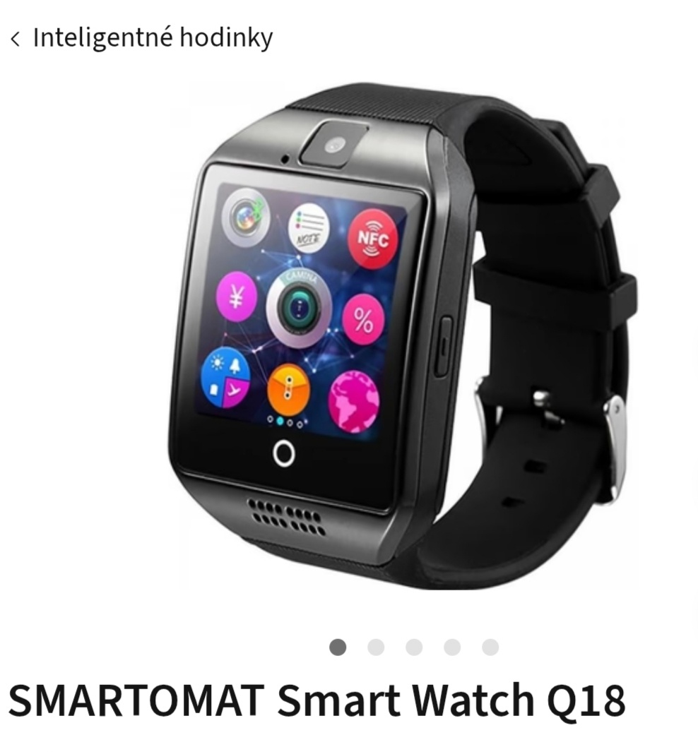 Inteligentné hodinky SMART WATCH Q18