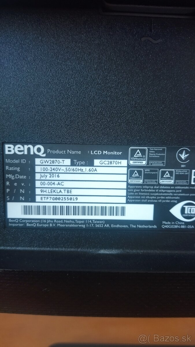 Monitor BenQ GW2870-T