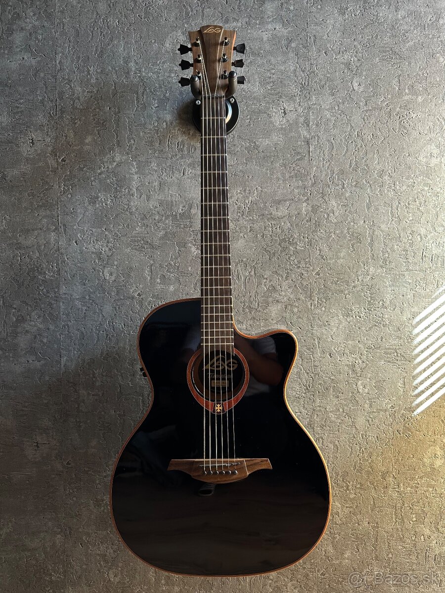 Elektroakustická gitara Lag Tramontane T00AC Black