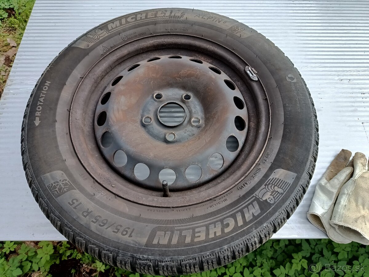 5x112 195/65 r15 zimné kolesá