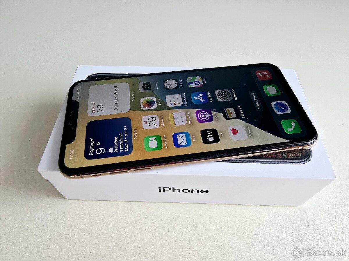 Apple iPhone XS MAX 64GB Gold,Baterka 100% TOP STAV