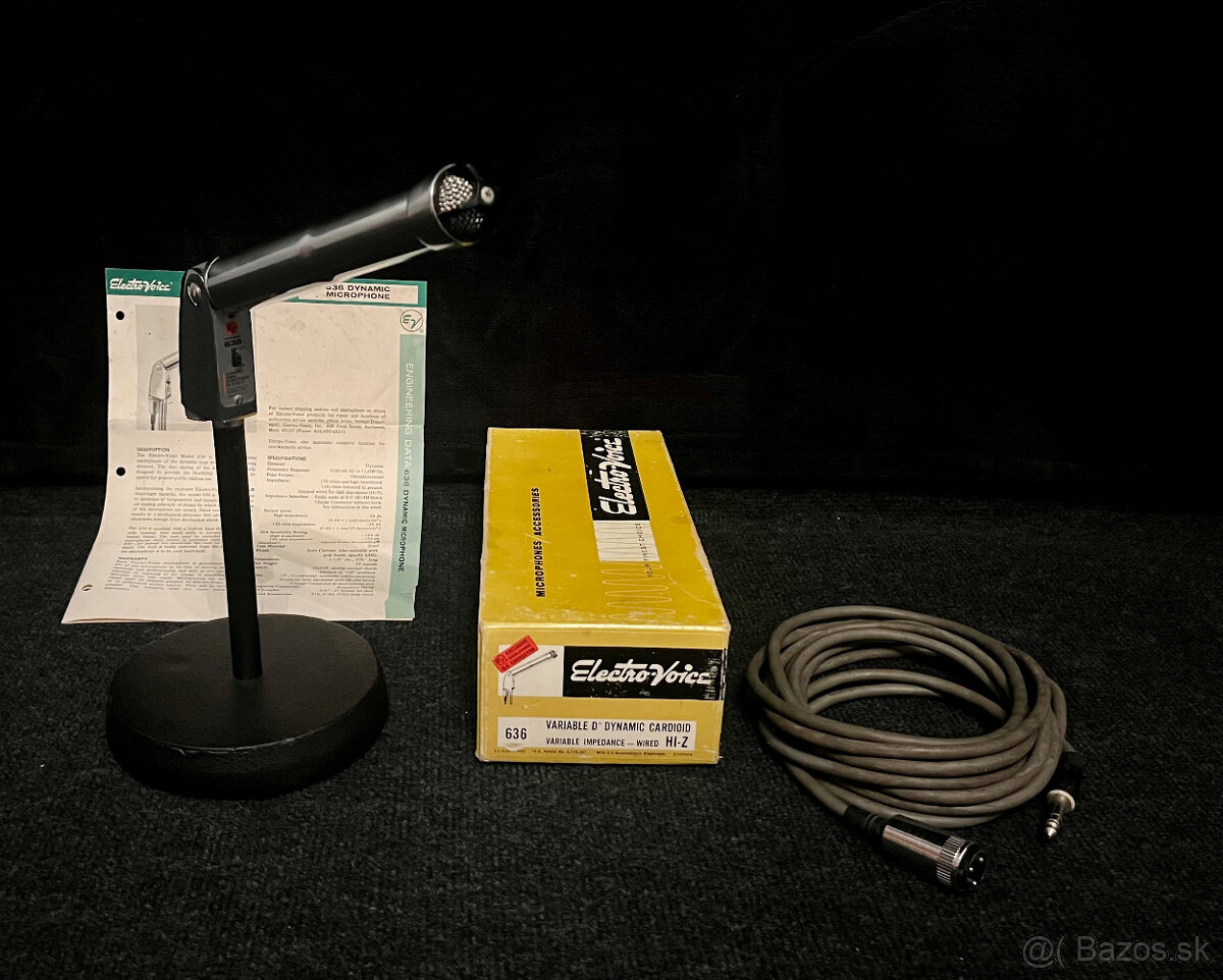 ELECTRO - VOICE 636 SLIMAIR USA - VINTAGE 65´