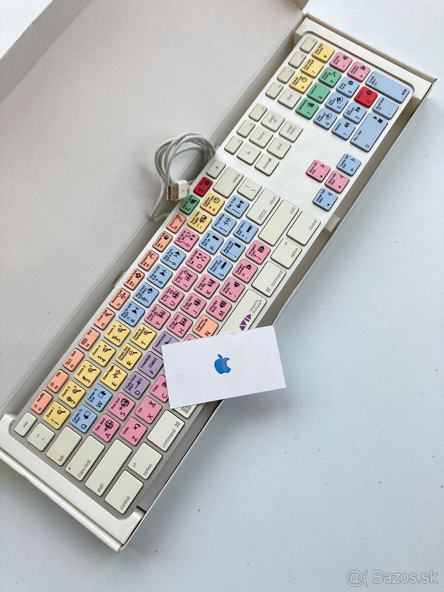 Originál Apple USB Keyboard A1243  limitka Final Cut Pro