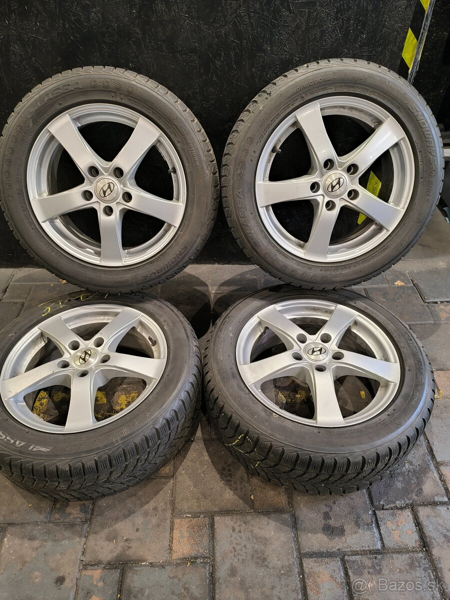 5x114,3 R16 Hunday zimna sada 205/55 R16 Lassa