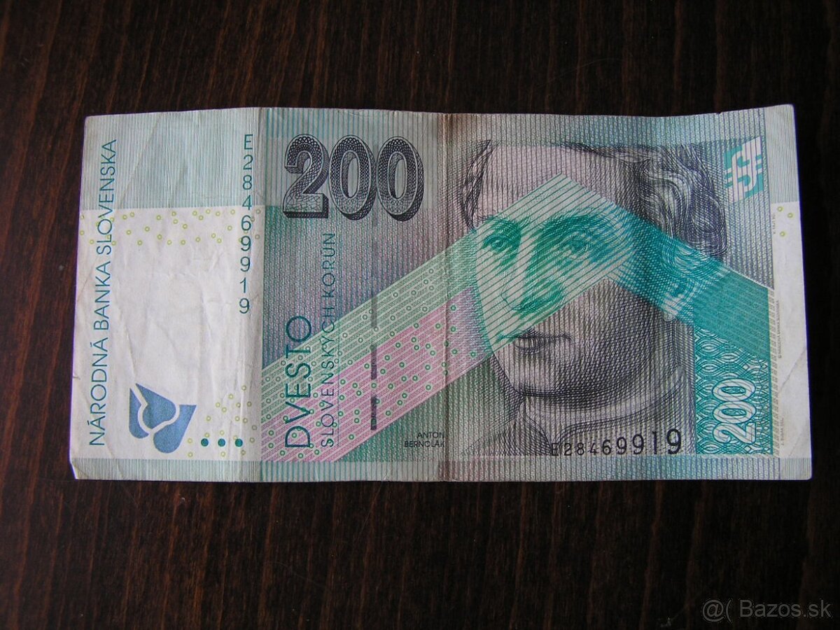 SLOVENSKÁ REPUBLIKA: 200SK-1999 (Anton Bernolák) ser.E