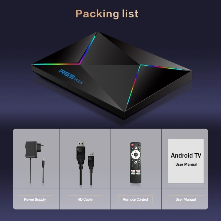 TV BOX -R69 Plus - 8-jadrový Allwinner H728, 4 / 64 GB