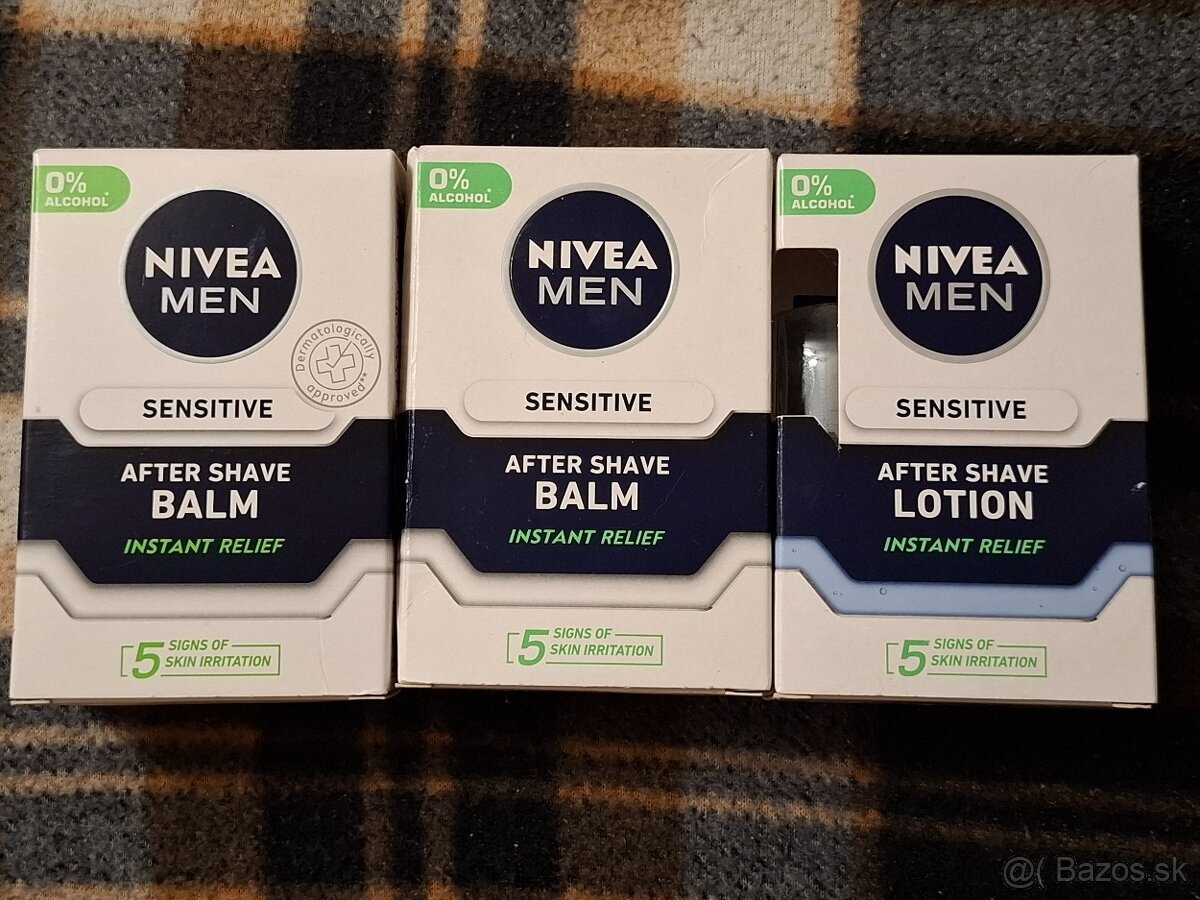 Nivea balzam a voda po holení