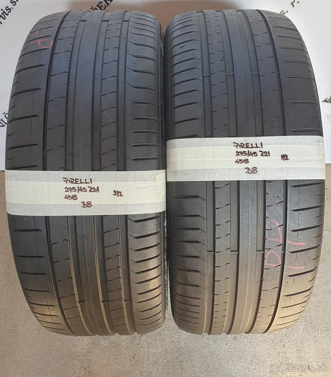 Letné pneumatiky 275/45 R21 PIRELLI DOT4518