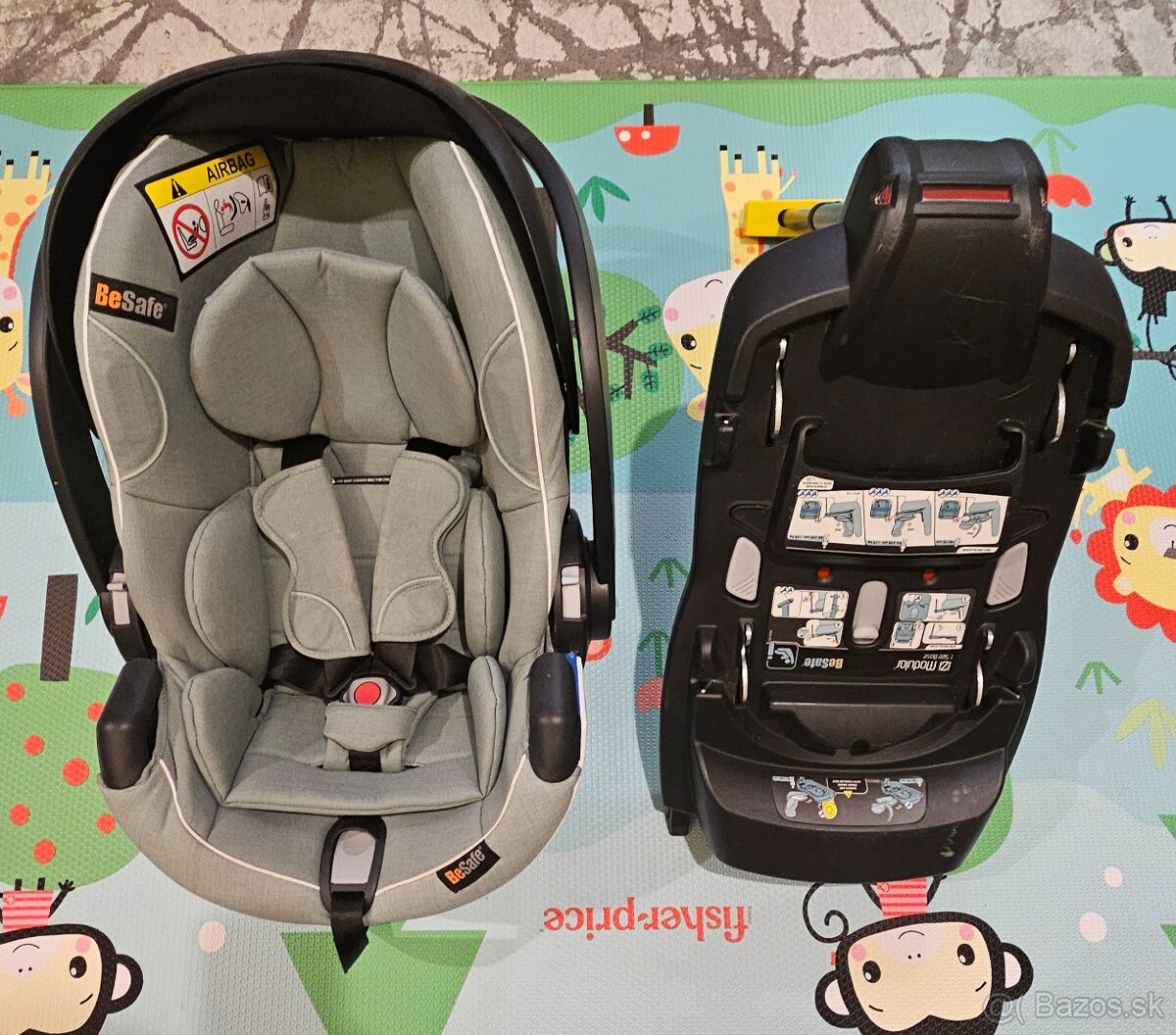 Vajíčko Besafe izigo modular x2 + základňa na isofix