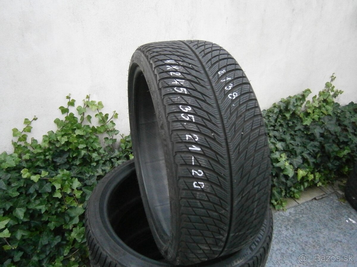 Predám 4x zimné pneu Michelin 245/35 R21 96WXL