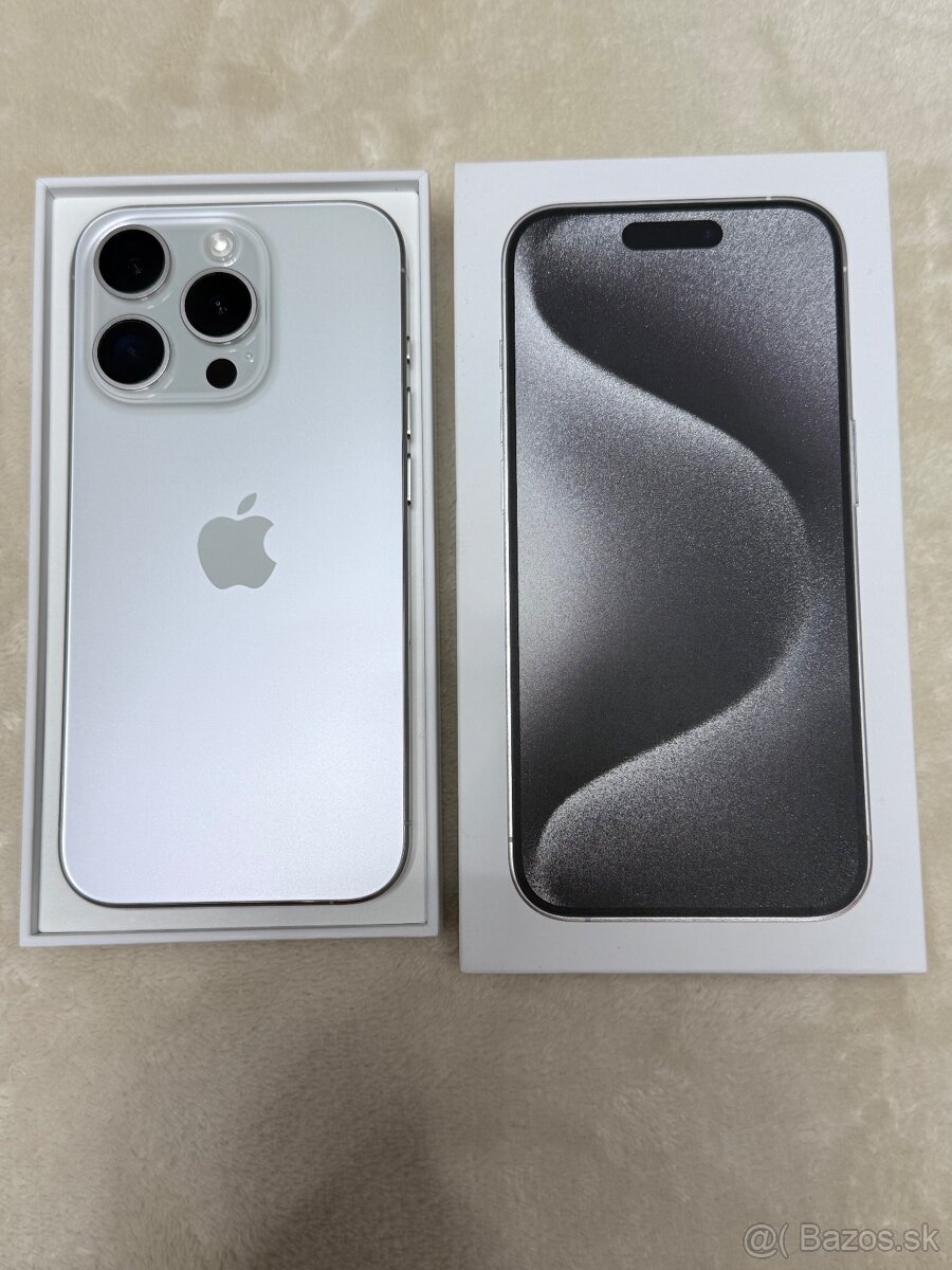 iPhone 15 Pro White Titanium 256 GB