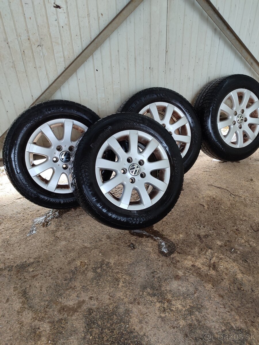 Sada kolies 5x112 r15 +pneu na dojazdenie