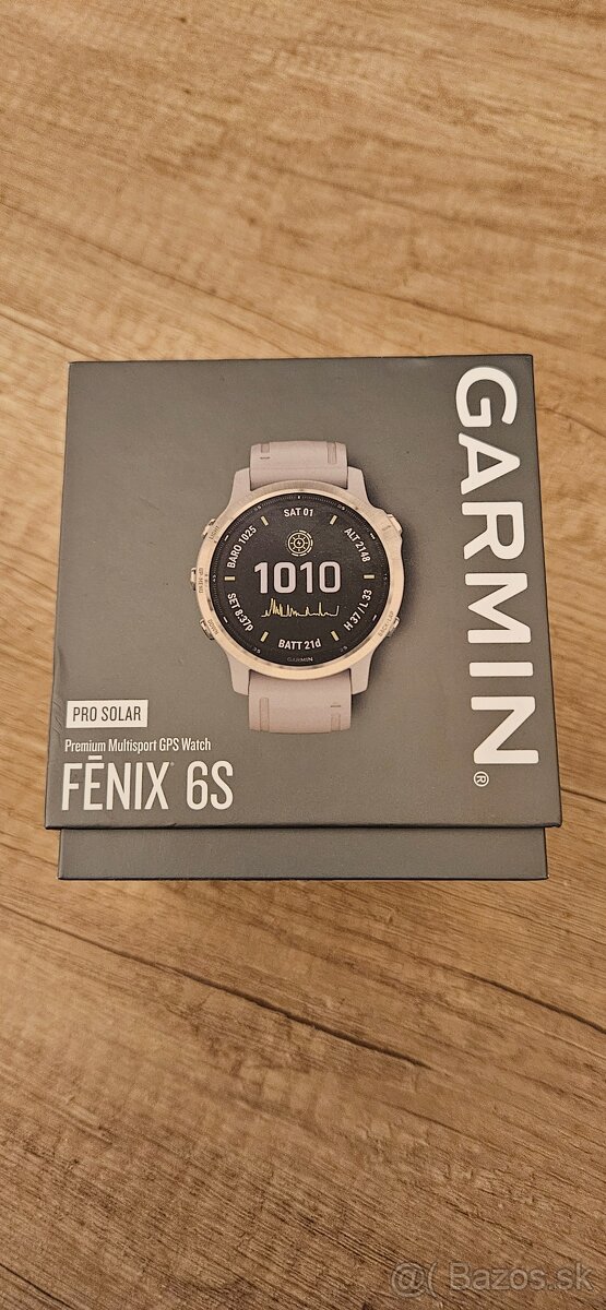 Garmin Fenix 6S Pro Solar, Light Gold, Sand Band