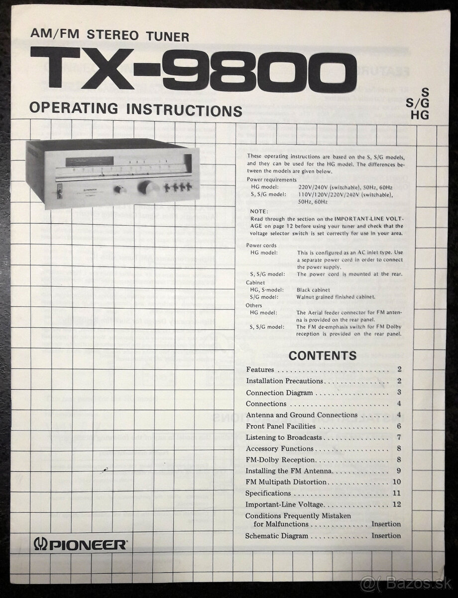 Pioneer TX-9800