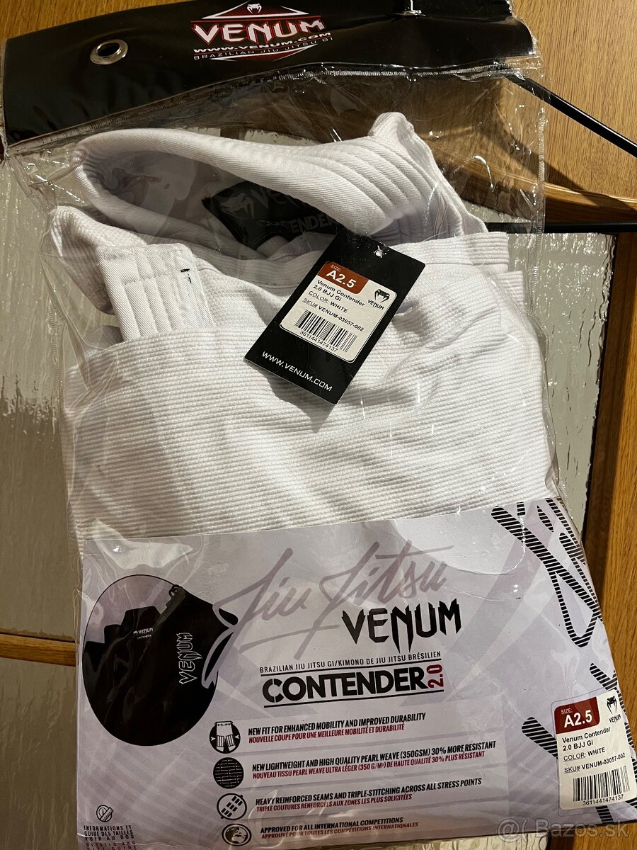 Gi na BJJ Venum contender 2.0 veľkosť A2.5