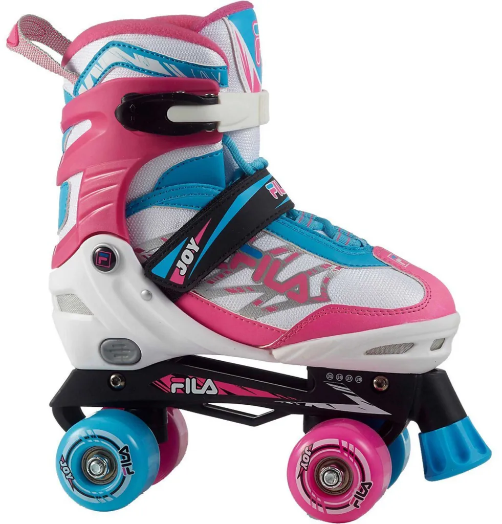 FILA Roller Skate Joy - dievčenské - nastaviteľné bielo-ružo