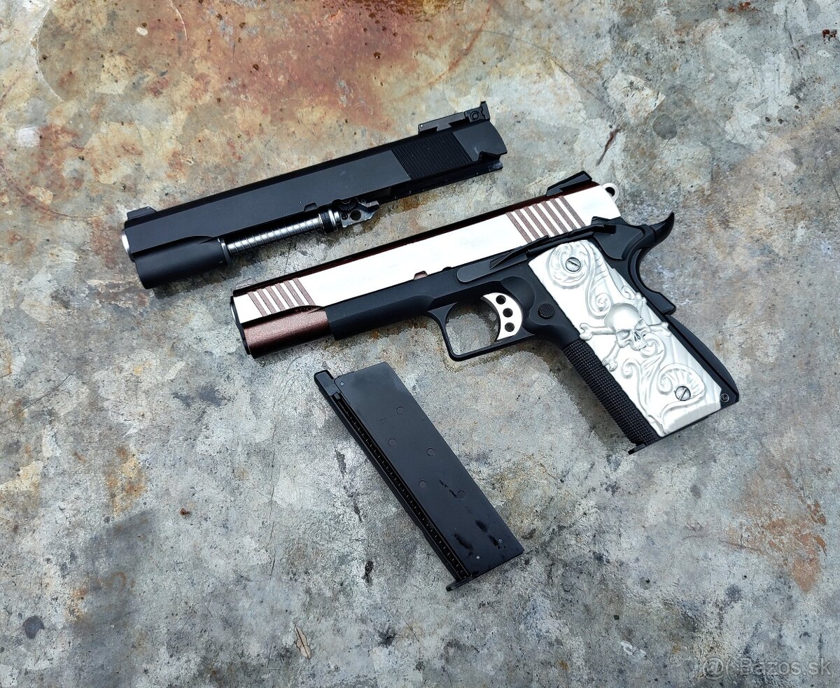 Airsoft Colt 1911C GBB 2x záver ´/ 2x zásobnik