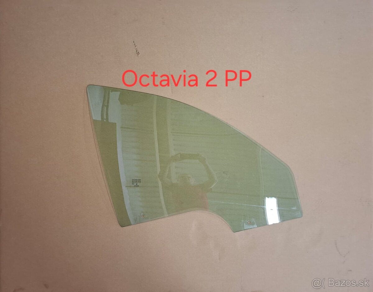 sklo dverí Octavia 2 PP