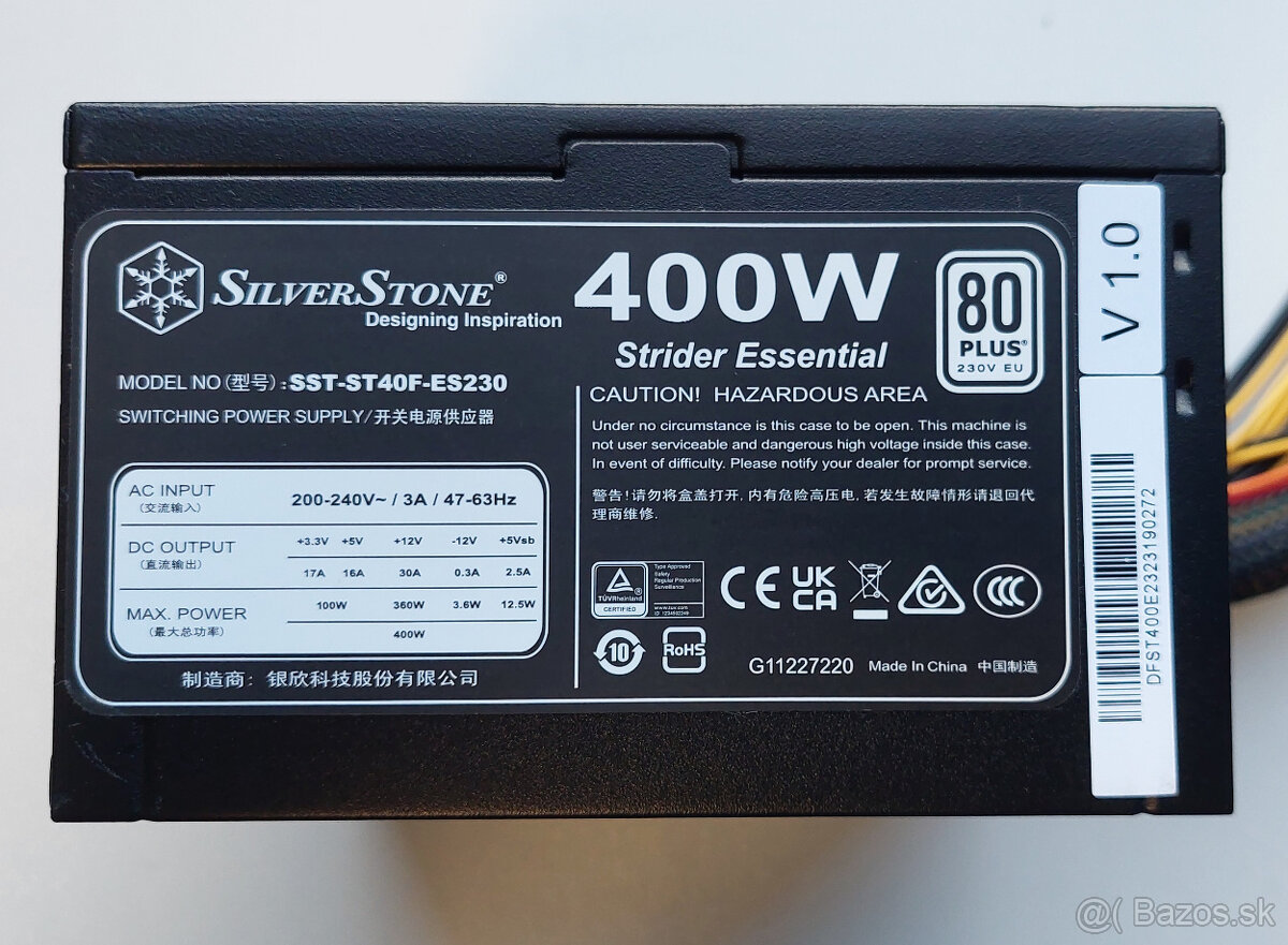 SilverStone Strider Essential 80Plus 400W