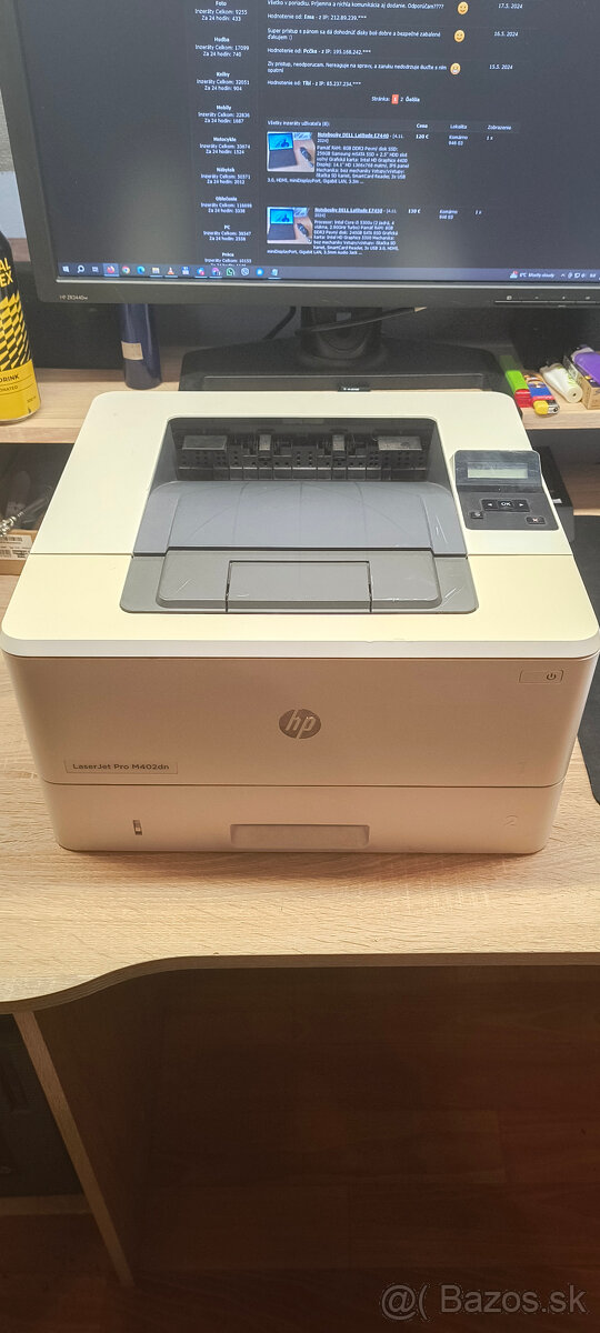 Č/B laserová tlačiareň HP LaserJet Pro M402dn - chybná