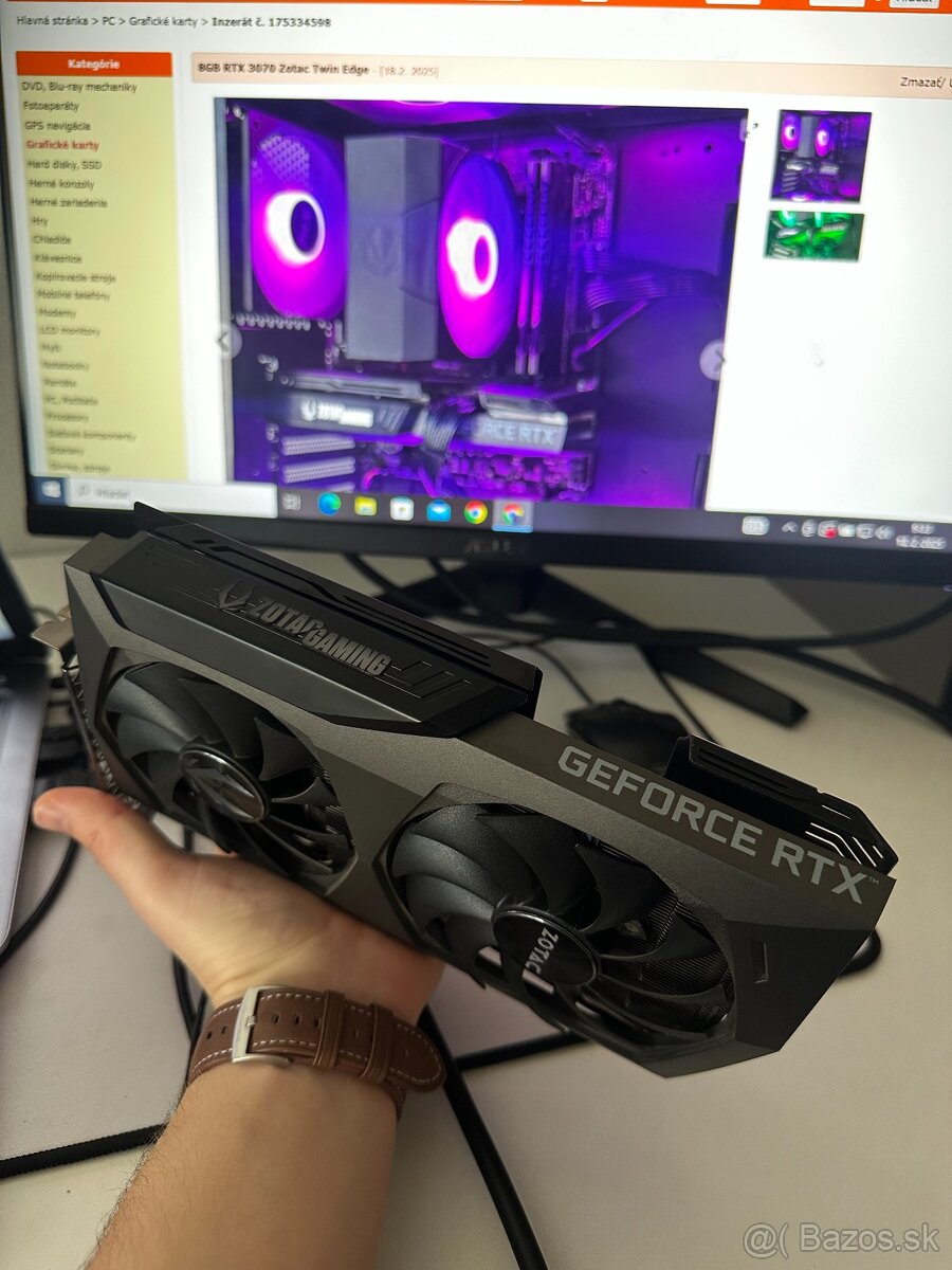 8GB RTX 3070 Zotac Twin Edge + Záruka