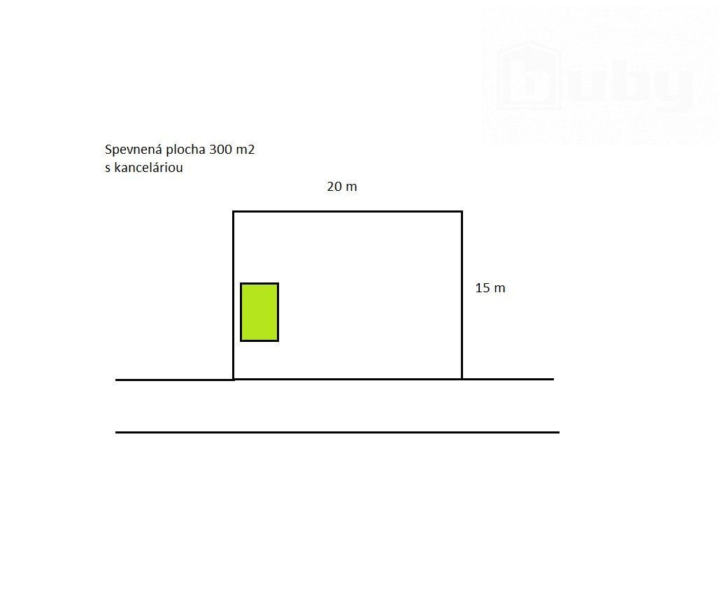 Prenájom - Spevnená plocha na podnikanie 300 m2 v Žiline