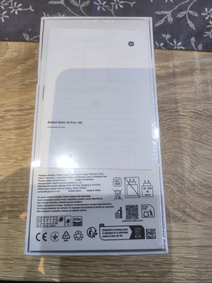 Xiaomi Redmi Note 14 Pro+ 5G, 12GB/512GB