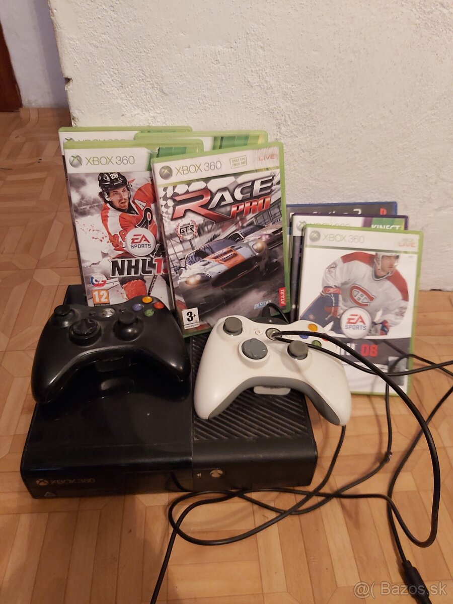 Predám xbox 360 plus hry