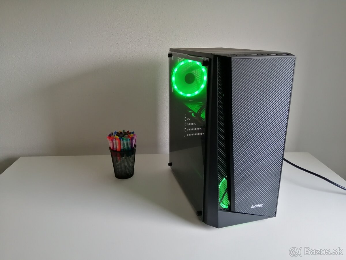 PC zostava so 6jadrom Ryzen 5 a grafikou Nvidia GTX