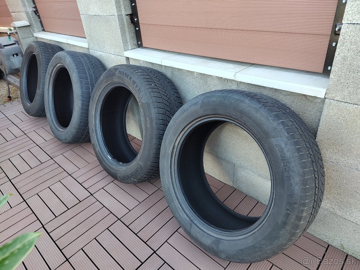 Predám zimné pneumatiky Continental 255/55 R18