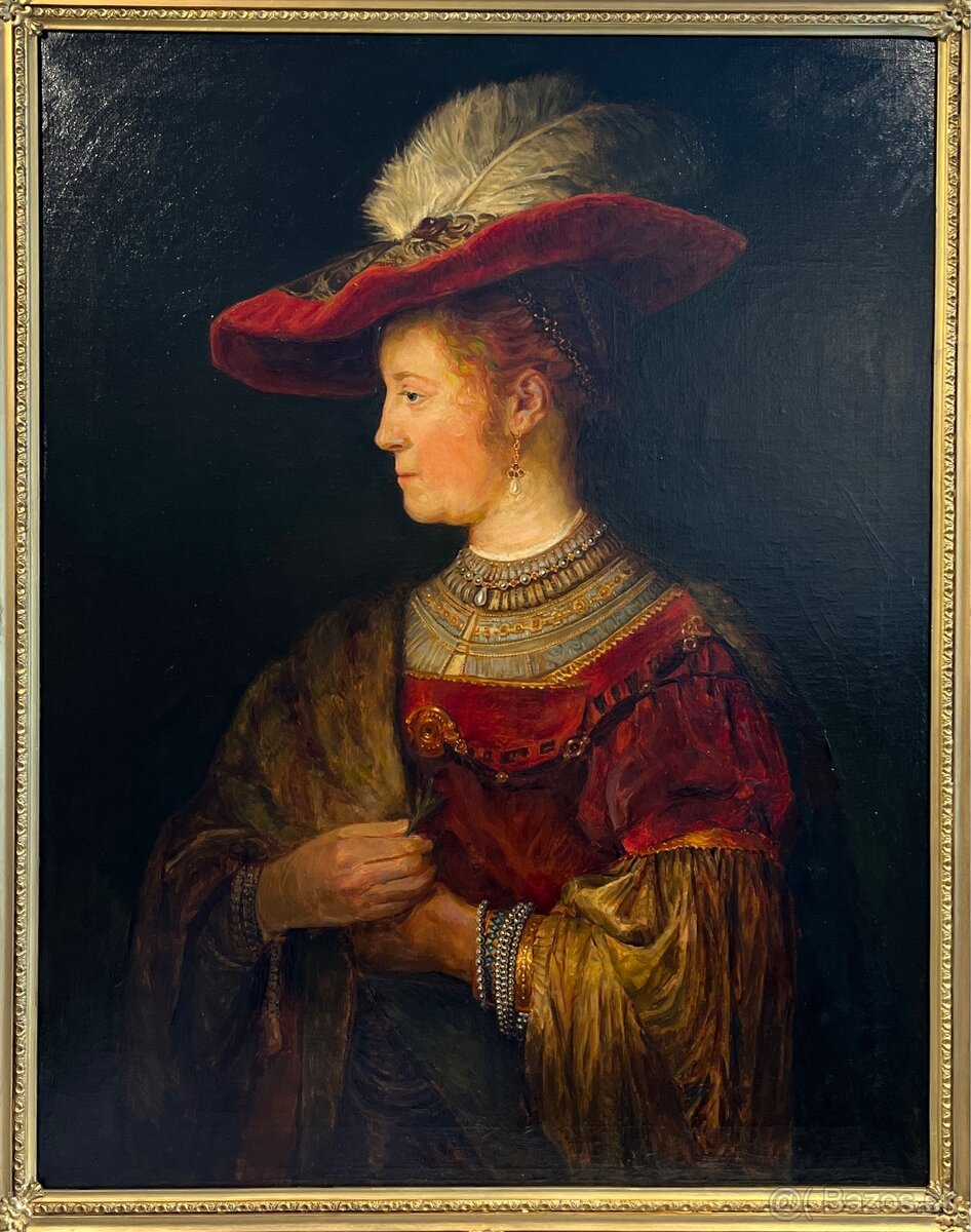 Rembrandt replika „Portrét Saskie“