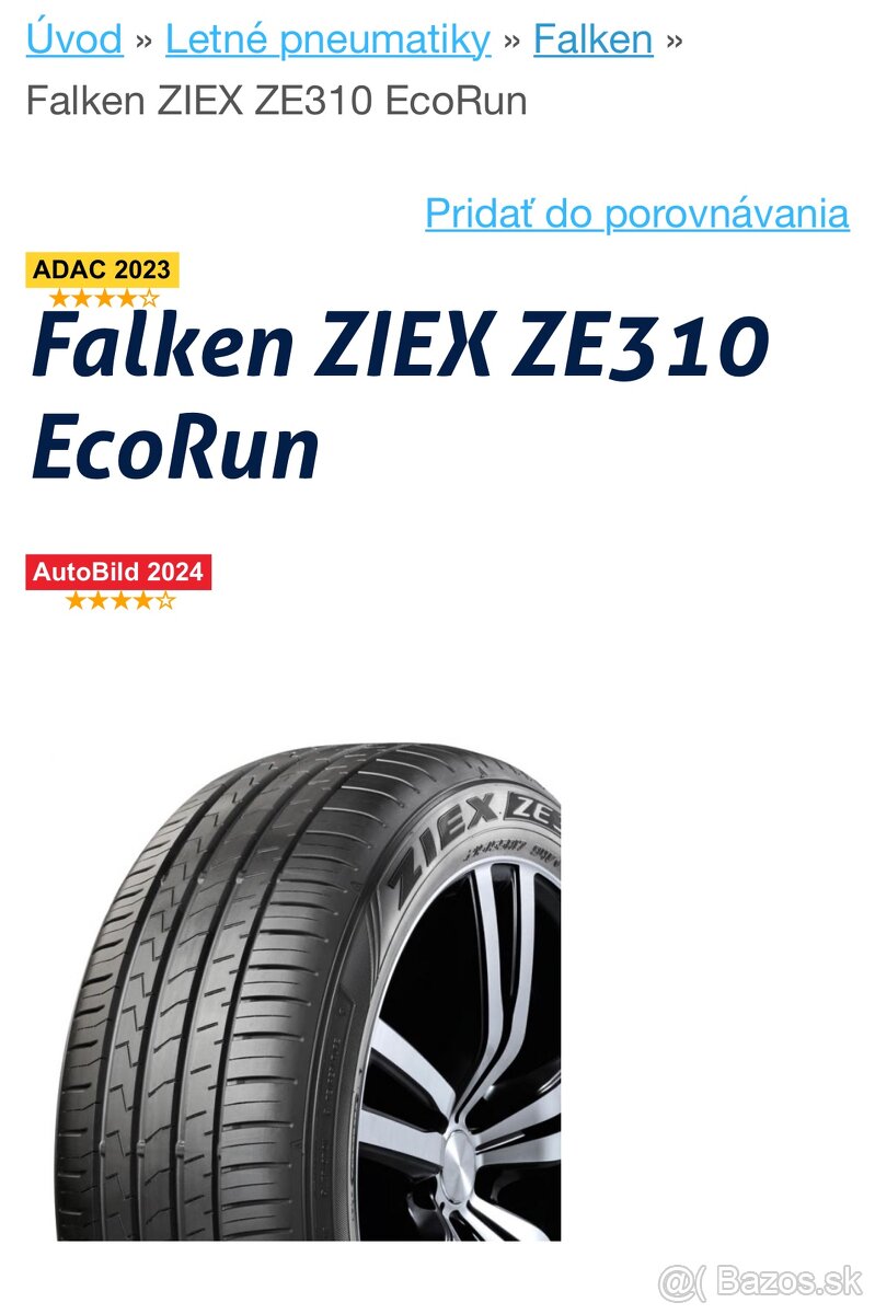 FALKEN ZIEX ZE 310 215/50 R18