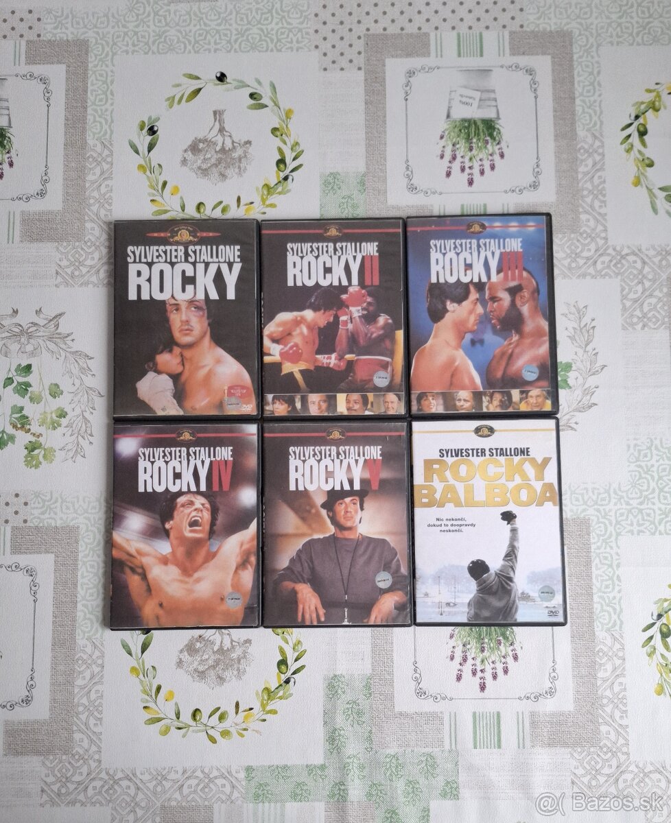 DVD filmy ROCKY I.-VI.