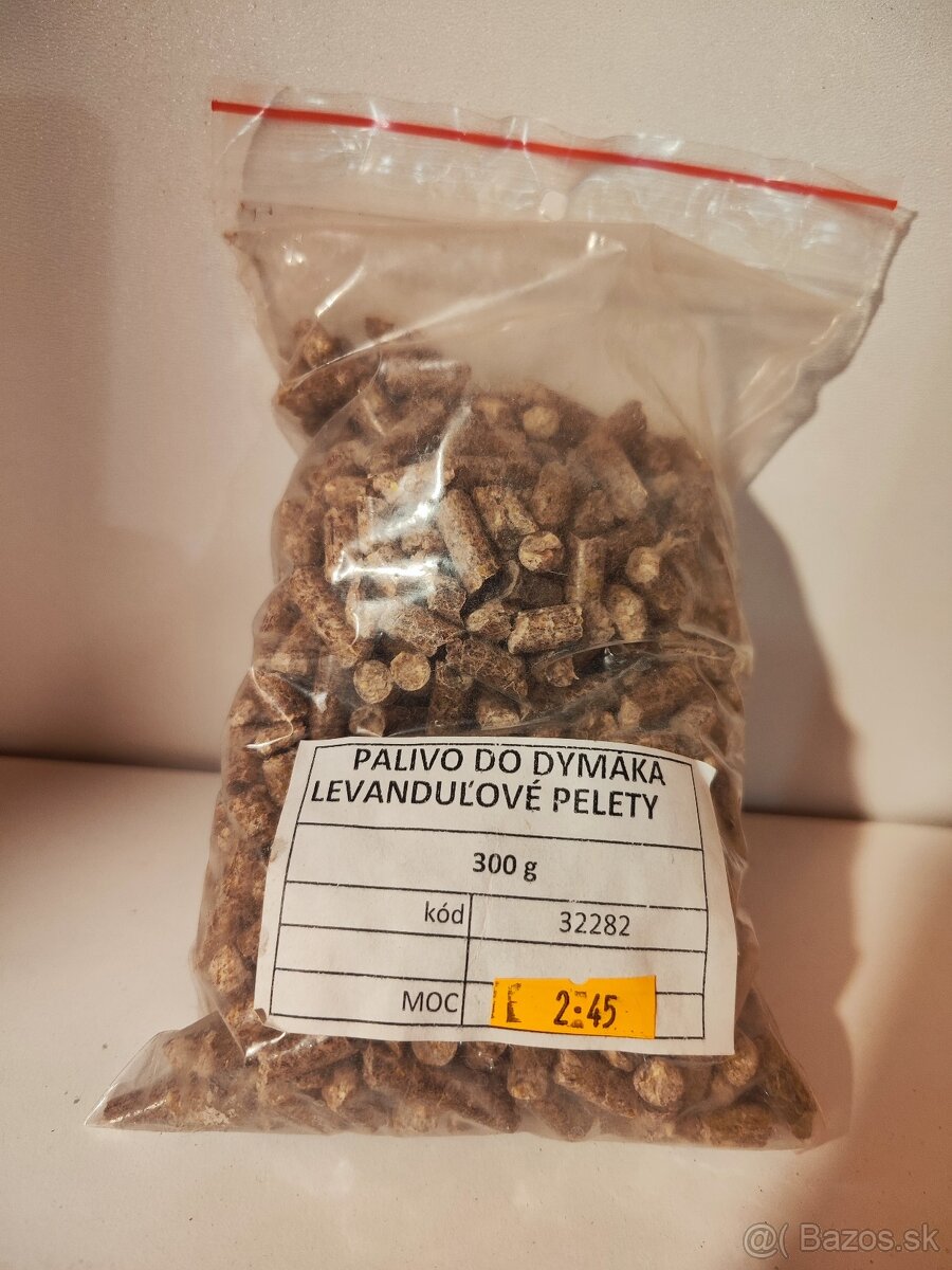 Palivo do dymáka, levanduľové pelety 300g