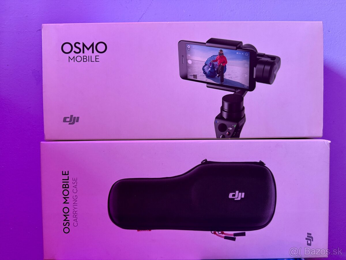 DJI osmo mobile + tvrdé DJI púzdro