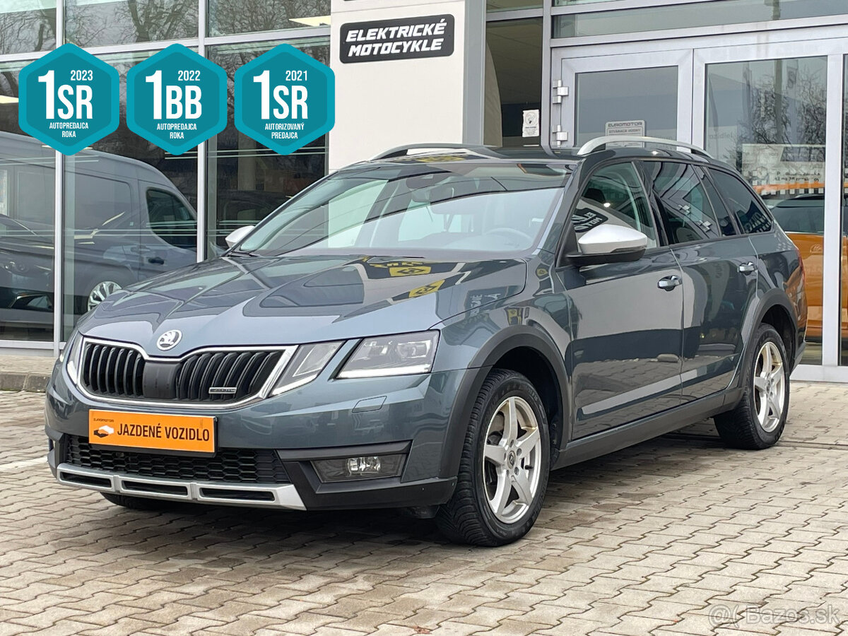 Škoda Octavia Scout 2,0TDI DSG 4x4, komplet história