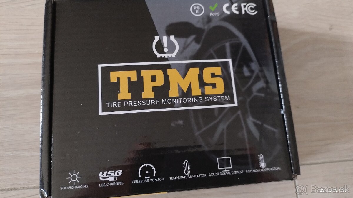 TPMS systém monitor tlaku v pneu