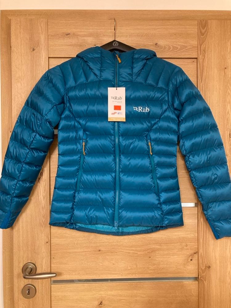 RAB Electron Pro Jacket Wmns - Ultramarine / Petrolejova