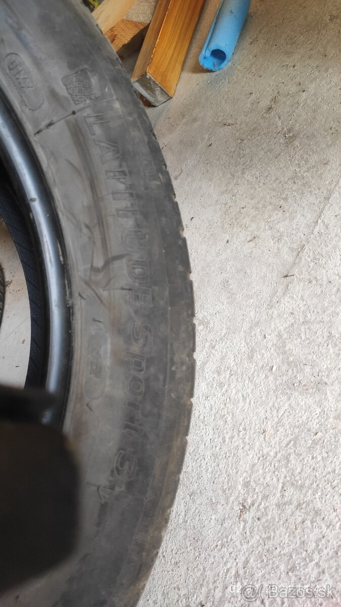 Predám letné pneumatiky 255/45r20