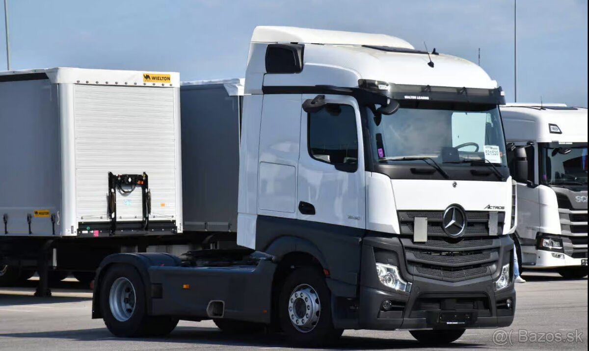 Mercedes Benz Ťahač Actros 1845 s hydraulikou pre sklápanie